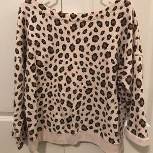 Jcrew leopard sweatshirt